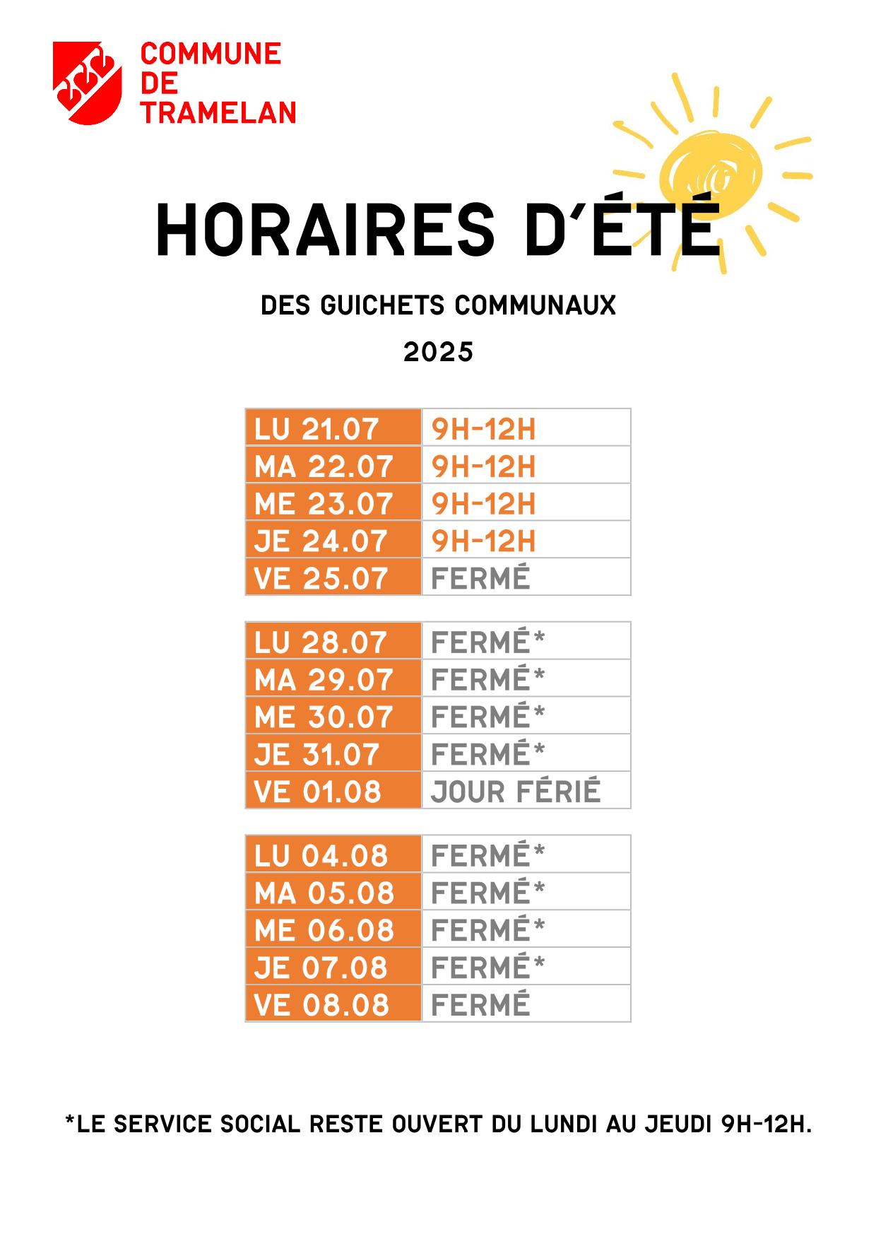 Horaires dt 2025 1